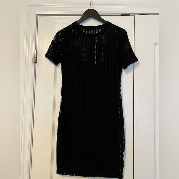 T by Alexander Wang Open Knit Mini Dress, size M - Picture 4 of 5
